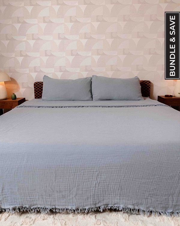 Grey Bedding Set - King