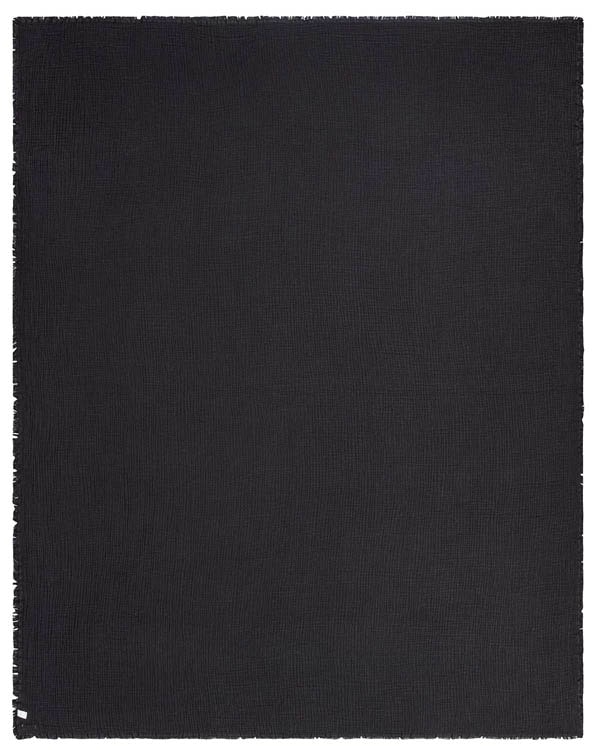 Lara Black - Muslin Blanket - Queen