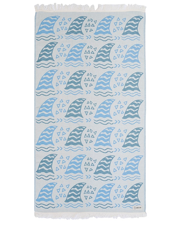Shark Fin Kids Towel