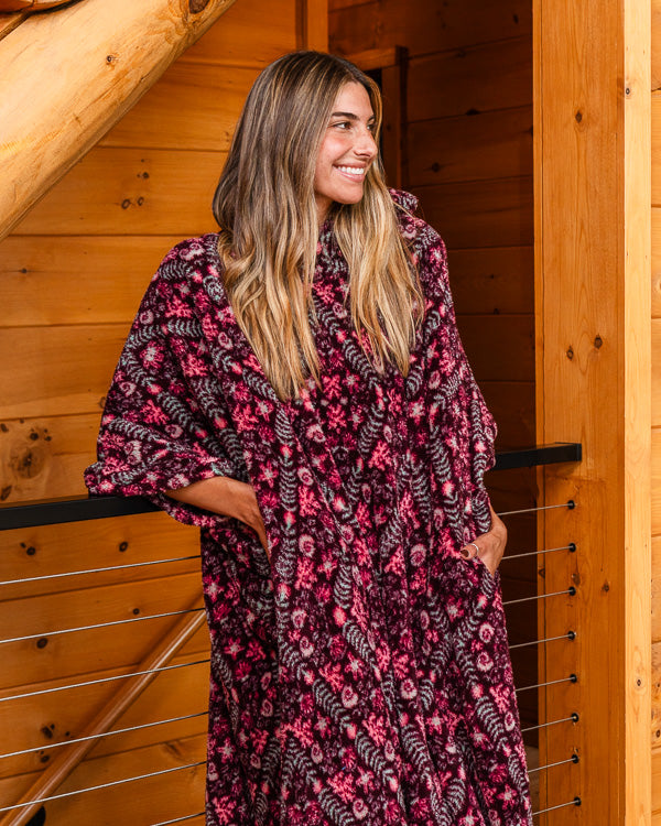 Shell Garden Plush Wearable Blanket
