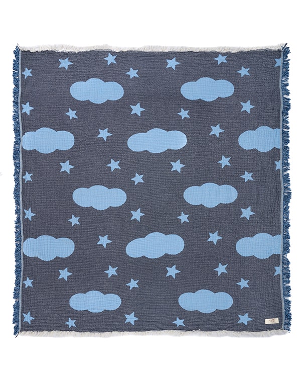 Twinkle Gauze Receiving Blanket with Pouch